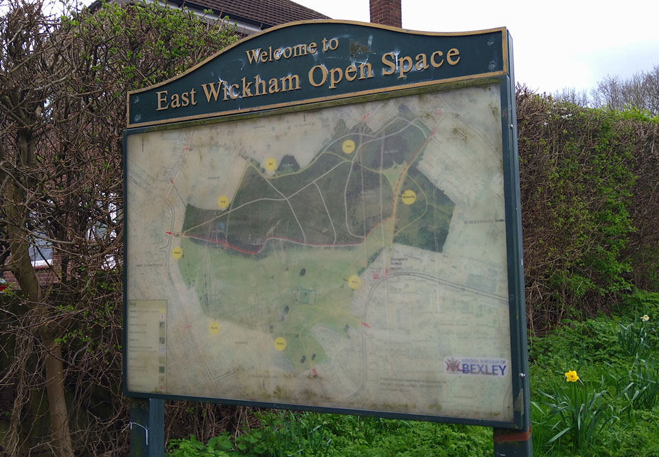 East Wickham Open Space Information Map